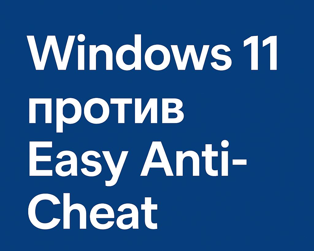 Внеплановый патч для Windows 11 24H2: Microsoft чинит баг с Easy Anti-Cheat