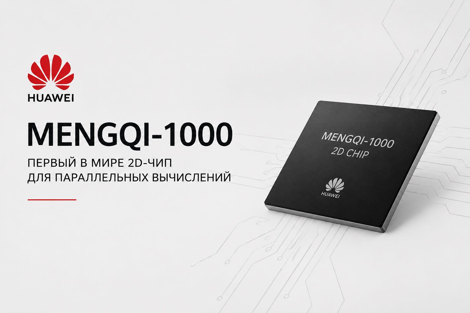 Huawei создала первый в мире 2D-чип для параллельных вычислений
