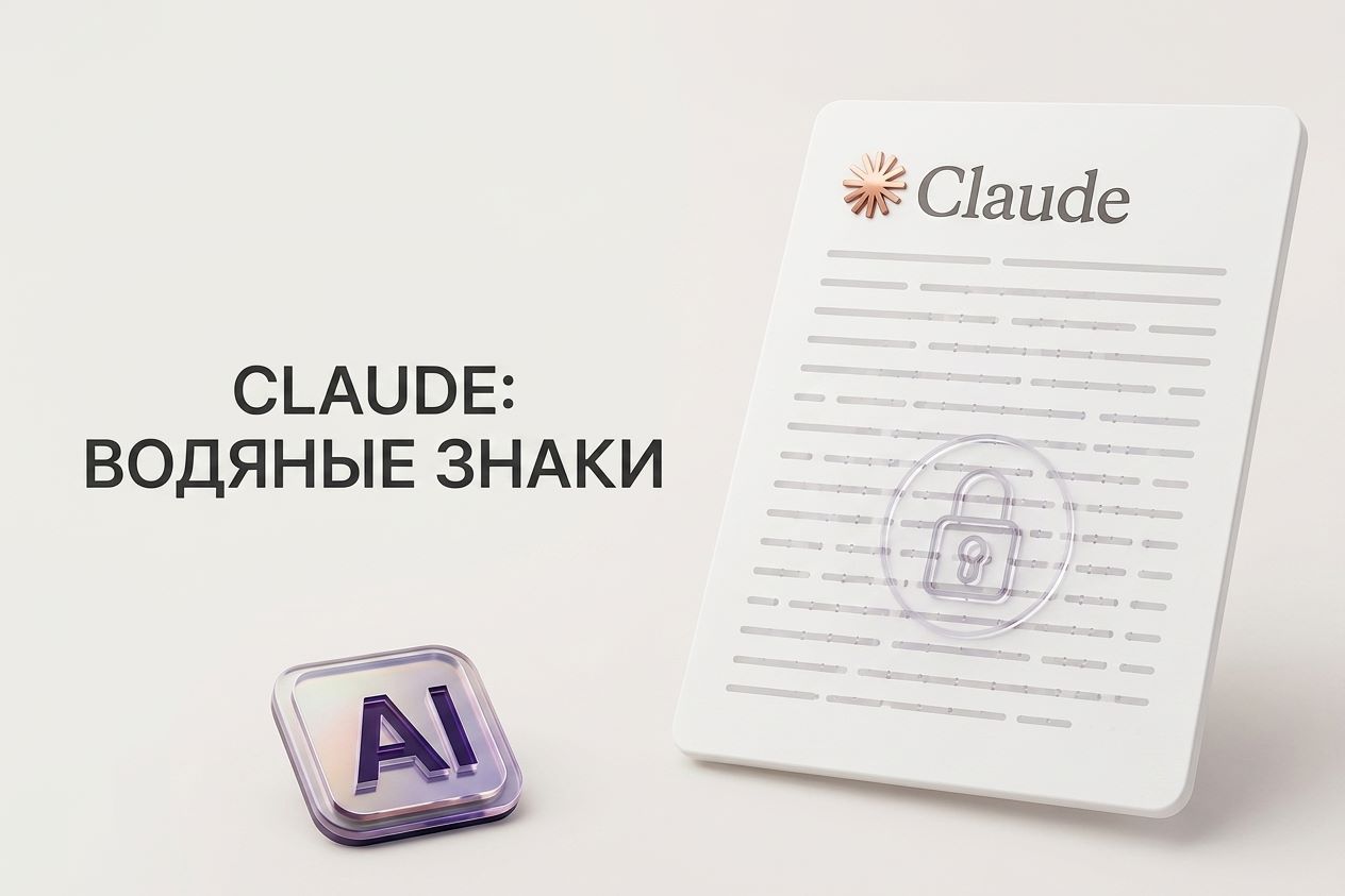 Anthropic добавляет водяные знаки в тексты Claude